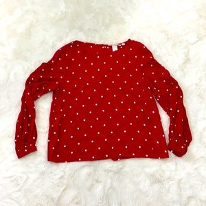 L.O.G.G button down back blouse H&M